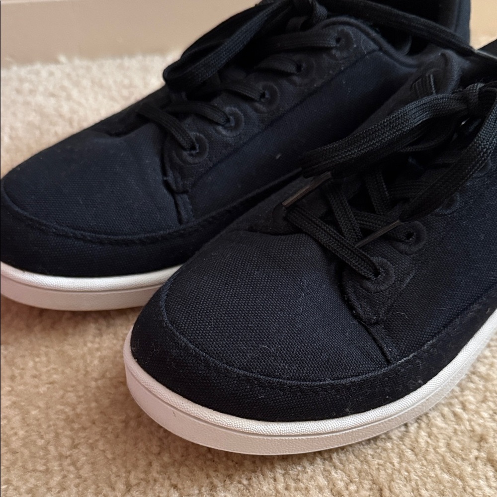 Allbirds Women’s Canvas Pacer Sneakers black size 9 - Picture 3 of 10